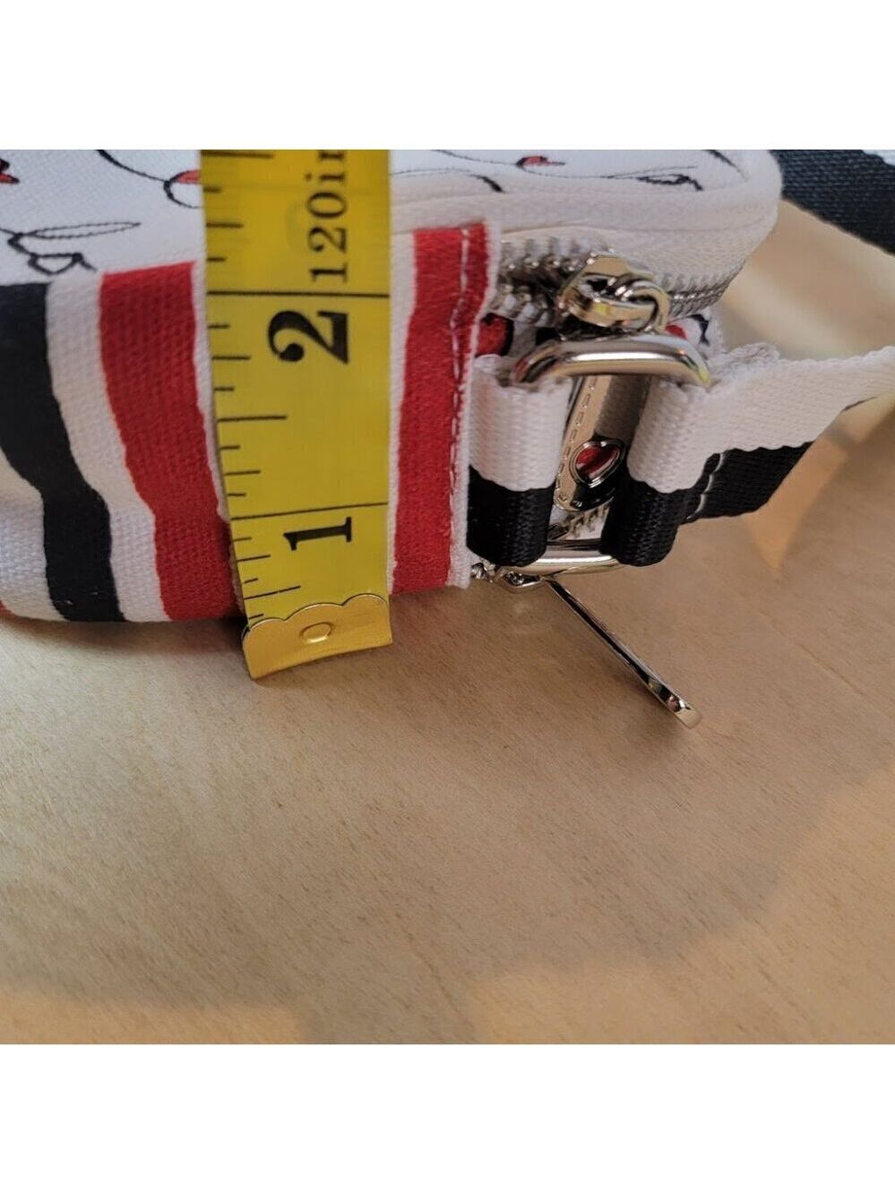 Brighton "LOVE SCROLL" Canvas Crossbody Bag - Picture 10 of 11
